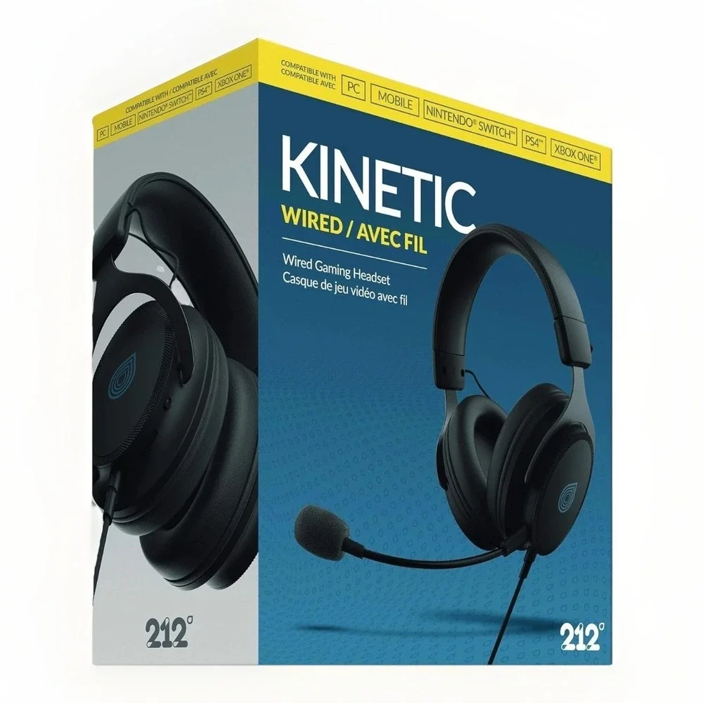 Kinetic 212 Wired Gaming Headset PC,‎ Mobile, PS4, Nintendo Switch and Xbox One